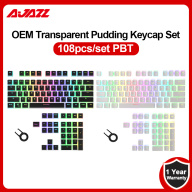 AJAZZ Keycaps PBT OEM 108 Keys Pudding Cho Cherry MX Switch Bàn Phím Cơ Bàn Phím Game Thủ RGB thumbnail