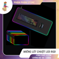 [HCM]Miếng lót chuột LED RGB Sharkoon bàn di chuột led 7 màu đơn và 3 hiệu ứng ánh sáng chống trượt Phặn Phặn thumbnail