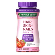 Kẹo Dẻo Nature s Bounty Hair Skin & Nails Gummies Health & Beauty with Biotin của Mỹ hộp 230 viên (hộp tím) thumbnail