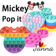 Đồ chơi bóp bong bóng Pop It Fidget Foxmind Mickey giúp thư giãn và giảm căng thẳng Janna - INTL thumbnail