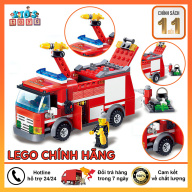 Đồ chơi lego, Lego city Xe cứu hỏa, Xe cảnh sát, Xe xây dựng, Tặng kèm sách hướng dẫn lắp ráp, Lego swat chất liệu nhựa ABS an toàn cho bé thumbnail