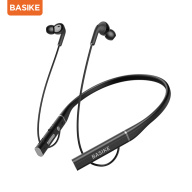 Tai nghe Bluetooth 5.0 Tai nghe có dây Tai nghe nhạc Tai nghe đeo cổ Thể thao Tai nghe thời gian thực Hiển thị nguồn điện có mic cho Samsung BASIKE (TW50) thumbnail
