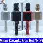 [HCM][ Bản Mới Nhất 2020 ] Micro YS-89 Mic Karaoke Bluetooth Tích Hợp Live Stream Sound Card 3 In 1 Cao Cấp Karaoke Xe Hơi Gia Đình Mic Hát Cầm Tay Tiện Lợi Kèm Loa Công Nghệ Lọc Loại Bỏ Tạp Âm Khả Năng Bắt Và Hút Tốt Âm Thanh Chuẩn thumbnail