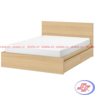 [Trả góp 0%] Giường ngủ gỗ công nghiệp cao cấp Ohaha-008 thumbnail