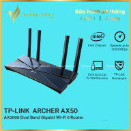 Bộ Phát Wifi TP-Link Archer AX50 Chính Hãng ThiếT Bị Bộ Cục Modem Router Phát Sóng Wifi 2 Băng Tầng 2.4Ghz 5Ghz - Điện Máy OHNO thumbnail