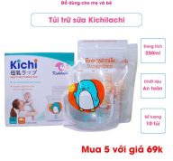 Túi trữ sữa kichi 250ml chính hãng cho mẹ và bé ( 50 túi ) thumbnail