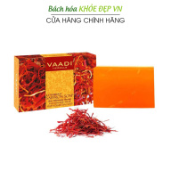 Xà bông tắm tinh chất nhụy hoa nghệ tây trắng sáng da, giảm mụn Vaadi Herbals Luxurious Saffron Soap 75mg thumbnail