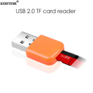 KEBETEME Bộ Chuyển Đổi USB Mini Cầm Tay, Đầu Đọc Thẻ USB 2.0 Tốc Độ Cao Dành Cho Đầu Đọc Thẻ Nhớ Flash TF Transflash Để Adapter thumbnail