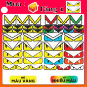 [MUA 1 TẶNG 1] Bộ 22 Tem Mắt Fendi Tem Logo Tem Dán Xe Máy Team Dán Xe Máy Decal Xe Máy Sticker Dán Xe Hình Dán Sticker