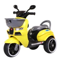 Xe máy mô tô điện 3 bánh CHIWA 2020 đồ chơi cho bé bảo hành 6 tháng (Đỏ-Xanh-Vàng) thumbnail