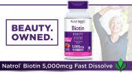 Viên ngậm kích mọc, giảm rụng tóc Natrol Biotin 250 viên vị dâu của USA thumbnail