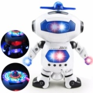 Robot biết nhảy và xoay 360 độ theo điệu nhạc + tặng kèm đèn ngủ cảm ứng hình nấm thumbnail