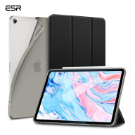 ESR Ốp Cho iPad Air 4 iPad Pro 12.9 (2020) iPad Pro 11 2020 Ốp Lưng Thông Minh Mỏng Bật Lại Với Chế Độ Ngủ Thức Tự Động [Chế Độ Xem Gõ Đứng] [Mặt Sau Bằng Nhựa TPU Dẻo Có Vỏ Bọc Cao Su] Cho iPad Air 4 iPad Pro 2020 thumbnail