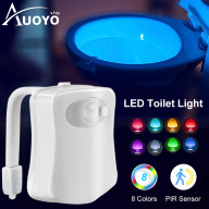 Auoyo Toilet Night Light LED Automatic Sensor Lamp Funny Gift Lights Motion Sensor Backlight Toilet Bowl Lighting Bathroom 8 Colors Light Seats for Boys Girls Teen Kids thumbnail