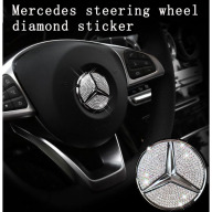 Cho Mercedes Benz AMG Logo Vô Lăng Ô Tô Miếng Dán Trang Trí Biểu Tượng Kim Cương Phụ Kiện Xe Hơi Cho A C CLA E GLA GLC GLE S B Lớp CLS (Đường Kính 45Mm) thumbnail