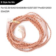 Kz Zs10 Zst Zs3 Zsn In Ear Cable High-Purity Oxygen-Free Copper Twisted Upgrade Cable Kz 2pin Cable For Kz Z10 Zst Silver Plated thumbnail