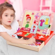 (CÓ SẴN) Đồ chơi trẻ em ghép hình thiết kế thời trang cho bé gái - trò chơi giáo dục phát triển trí não cho bé thumbnail