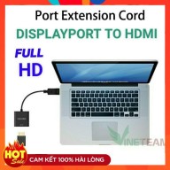 [Hàng xịn]Đầu dây cáp chuyển đổi DisplayPort to HDMI-DisplayPort ra HDMI-Cáp Chuyển DisplayPort sang HDMI Full HD thumbnail