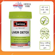 [Hàng Chuẩn ÚC] Swisse Ultiboost Liver Detox - Viên uống hỗ trợ thải độc gan 60 viên thumbnail