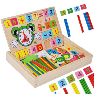 [HCM]Bảng gỗ học toán có que tính cho bé - Bộ bảng tính bằng gỗ đa năng cho bé học và chơi thumbnail