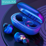 Tai nghe không dây KUULAA Bluetooth 5.0 âm thanh 3D Hi-Fi Cảm ứng vân tay Giảm tiếng ồn Kèm hộp sạc thumbnail