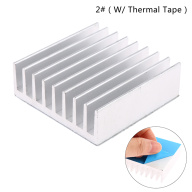 Zhang 50 17MM Aluminum Heatsink Cooling Pad For High Power LED IC Chip Cooler Radiator thumbnail