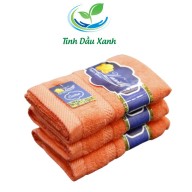 Khăn mặt cao cấp Tinh Dầu Xanh 100% chất liệu cotton vasilk kích thước 28 x40 cm thumbnail