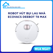 Robot hút bụi lau nhà Ecovacs Deebot T8 Max New 100%