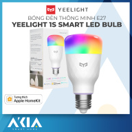 Bóng đèn thông minh Yeelight Smart Bulb 1S hỗ trợ Apple Homekit - 16 triệu màu, điều khiển qua app và giọng nói - Công suất 8.5W tiết kiệm điện - Chui đèn E27 dễ tháo lắp thumbnail