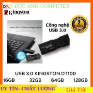 USB Kingston DT100G3 USB 3.0 16GB 32GB 64GB- Bảo Hành 2 Năm- 1 Đổi 1 - Tốc Độ Cao- Chính Hãng 100% thumbnail