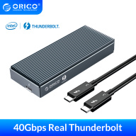 ORICO Vỏ SSD Thunderbolt 3 40Gbps NVME M.2 USB-C Nhôm 2TB, Với Cáp 40Gbps (SCM2T3-G40) thumbnail