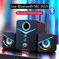 [HN] Loa siêu trầm PC Bass Loa Bluetooth MC D221, Loa vi tính Bluetooth 5.0 Hệ thống rạp hát tại nhà Boombox, có đèn LED âm thanh nổi Hi-Fi, hỗ trợ Kết nối có dây USB AUX thumbnail