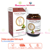 Vascovein - Viên uống hỗ trợ giảm suy giãn tĩnh mạch, trĩ, sưng đau phù chân Lọ 30 viên từ thảo dược