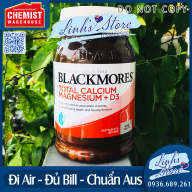 Canxi Blackmores Total Calcium & Magnesium + D3 200 viên Chemist Warehouse - Úc thumbnail