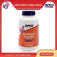 [HCM]Sunflower Lecithin 1200 mg Now Foods Viên uống chống Tắc Tia Sữa 100 Viên thumbnail