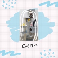 Cattree Cat tree Nhà cây cho mèo leo trèo thumbnail