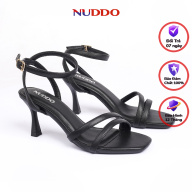 Giày sandal cao gót nữ quai ngang mảnh Nuddo 7 phân gót nhọn kiểu dáng thời trang thumbnail