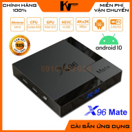 Durable Android TV Box X96 Mate Android 10.0 Ram 4GB Rom 32GB Wifi 2.4Ghz 5.0Ghz Bluetooth 5.0 thumbnail