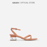Vascara Giày Sandal Ankle Strap Gót Phối Crystal - SDN 0700 - Màu Hồng Đậm thumbnail