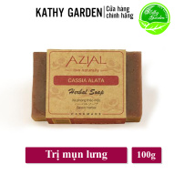 Xà phòng tắm thảo mộc thiên nhiên AZIAL Cassia Alata Herbal Soap, xà phòng giảm mụn lưng, thâm mông, xà bông cục dưỡng da, hương thơm tinh dầu Bạc Hà, phù hợp mọi loại da thumbnail
