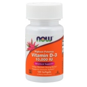 Vitamin D3 Now Vitamin D3 10000IU 120 viên - Tăng Đề Kháng - Chính Hãng - Muscle Fitness