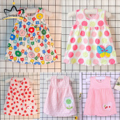 Váy Bé Gái Hoạt Hình Dễ Thương, Đầm Không Tay In Hoa Cotton Cho Trẻ Sơ Sinh, Váy Bé Gái Quần Áo Trẻ Sơ Sinh Quần Áo Trẻ Em Toddler Quần Áo