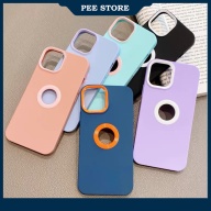 Ốp lưng iphone hở logo nhiều màu sắc hot trends dành cho iphone 6plus 6splus 7plus 8plus X Xs Xsmax 11 11promax 12 12promax 13 13promax - Peestore thumbnail