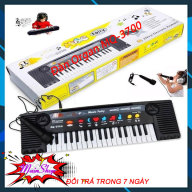 Đồ chơi Đàn Organ MQ-3700 có mic giúp bé phát triển năng khiếu (Đen) thumbnail
