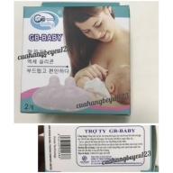 Hộp 02 cái trợ ti (trợ ty ) hỗ trợ Mẹ cho bé bú không BPA - GB Baby (Công nghệ Hàn Quốc) thumbnail