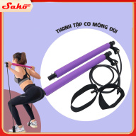 Thanh tập cơ Mông Đùi pilates bar SAKO Sport có dây kháng lực dụng cụ tập toàn thân cao cấp thumbnail