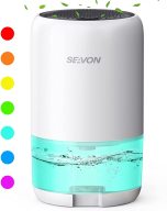 Máy hút ẩm thương hiệu Seavon của Mỹ - 450ml ngày có đèn ngủ 7 màu sử dụng riêng biệt - Hút ẩm giúp thanh lọc không khí - Bảo hành 1 năm thumbnail