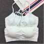 2 pieces] [sports bra girls condole belt vest han edition strapless strapless bra beauty girl with back thin section thumbnail