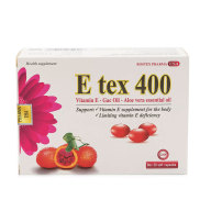 [HCM]Vitamin E Đỏ dầu gấc tinh dầu lô hội E Tex 400 đẹp da chống lão hóa - Hộp 30 viên thumbnail
