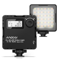 Andoer CL-36 Đèn LED Video Mini Hai Màu, Điều Chỉnh Độ Sáng 2800K-8500K Pin Sạc Tích Hợp Với 3 Giày Lạnh Màn Hình LCD Gắn Đèn Lấp Đầy Vlog Dành Cho Máy Ảnh DSLR thumbnail